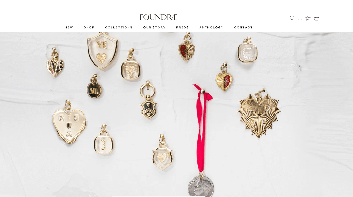Foundrae官网-美国加州的小众珠宝首饰品牌